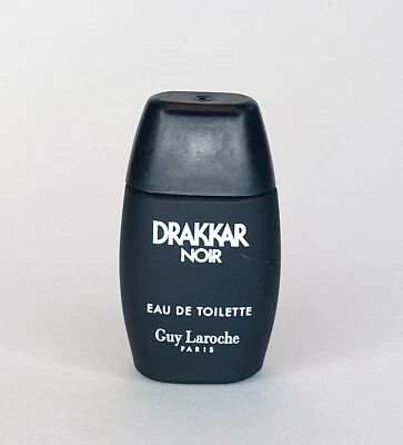 DRAKKAR NOIR Eau De Toilette por Guy Laroche Paris .17 OZ / 5mL Mini Colonia Nuevo Foto 1 de 4