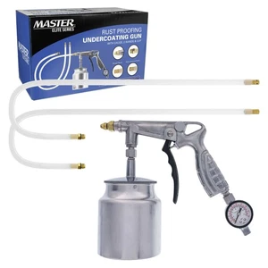 Air Rust Proofing Undercoating Gun, Gauge, Cup, 22" Wands, Spray Truck Bed Liner - Picture 1 of 5