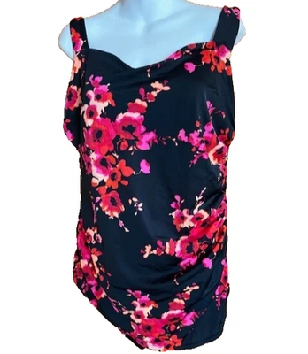 Traje de baño para todos traje de baño de una pieza para mujer talla 22 floral Foto 1 de 3