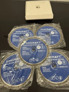 Khcraft 7 1/4” Saw Blade Lot (5) New  - Picture 1 of 3