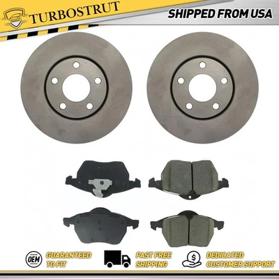 OE Front Brake Rotors Brake Pads Kit For 1996-1999 Audi A4 A4 Quattro 2.8L - Image 1 of 2