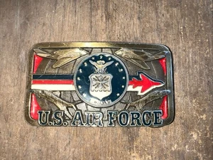 Vintage U.S. AIR FORCE Belt Buckle 1991 Limited Edition #1135 - Picture 1 of 12