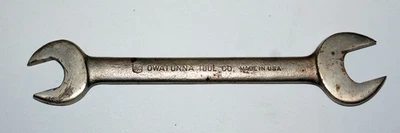 Herramienta de llave antigua vintage OWATONNA E 2225 11/16" y 25/32" DOE Foto 1 de 4