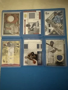 6 Relic Cards Lot – Game-Used Jersey (MLB/NBA - Picture 1 of 8