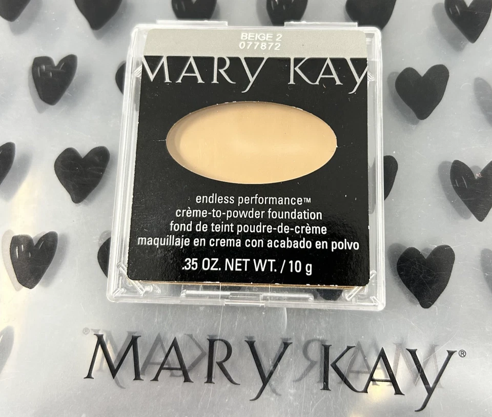 Base Mary Kay Crema a Polvo Beige 2 Tamaño Completo 077872 Envío Rápido Foto 1 de 2