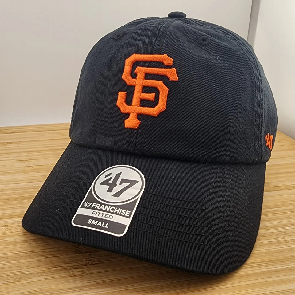UsedVeryGood - 47 Brand San Francisco Giants Baseball Cap Black/White Logo