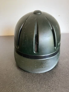 Troxel Legacy Gold Duratec - Horse Riding Helmet - Hunter Green - Medium - READ - Picture 1 of 15