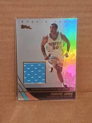 Dahntay Jones 2004 Topps Rookie Game-Worn Jersey Holo SP Memphis Grizzlies 🔥🔥 - Image 1 of 4
