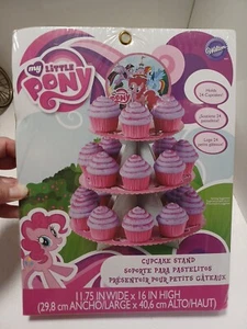 NEW My Little Pony Cupcake Stand Cardboard 24 Count Hasbro Pink Birthday  - Picture 1 of 6