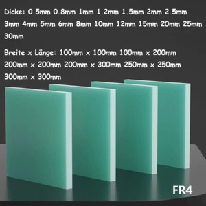 Dicke 0,5mm-30mm Epoxid Glasfaserplatte GFK G10 FR4 Glasfaserplatte 100mm-300mm - Bild 1 von 7