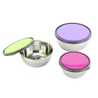 Food Containers With Lids Snack Large Soup Bowl Flour Mixing Stainless Fresh
