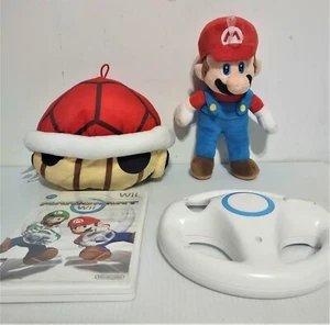 Neu Super Mario Bros rote Schildkröte Koopa Schale, Mario, + MarioKart mit Lenkrad - Bild 1 von 2