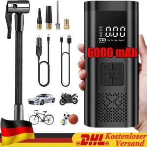 150PSI LCD-Elektrische Akku Luftpumpe Auto Reifen Druckluft Fahrrad Kompressor - Bild 1 von 21