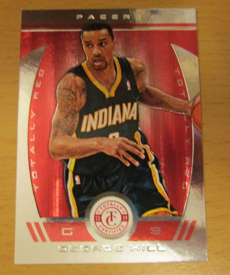 2013-14 PANINI TOTALLY CERTIFIED RED #53/99 GEORGE HILL INDIANA PACERS - Image 1 of 1
