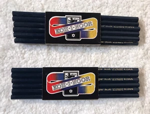 Vtg 23 Koh-I-Noor L & C Hardtmuth Mephisto Colored Pencils blue 1344 NEW - Picture 1 of 5