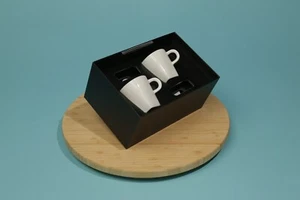 Nespresso Pure Espresso Cups and Saucers tasses - Imagen 1 de 6