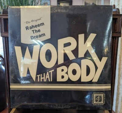 Rare 33RPM LP Raheem The Dream 12" Work That Body Arvis 5903 Sealed - Image 1 of 2