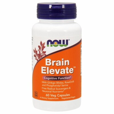 Brain Elevate Formula  60 Vcaps By Now Foods