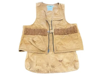 Vintage LL Bean Canvas Duck Hunting Shooting Vest M USA 70’s LL BEAN - Image 1 of 4