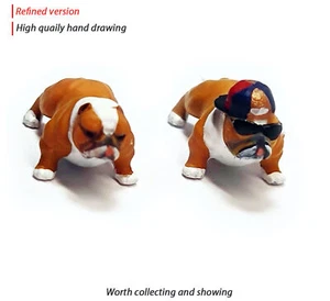 CR 1:64 Figura Pintada Modelo Ature Resina Diorama Arena Toro Perro Mascota Decoración - Imagen 1 de 6