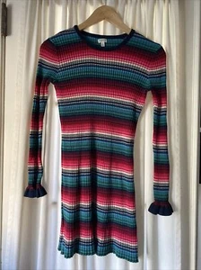 Gymboree Girls Sweater Dress size 14,  multi colored,  acrylic, polyester, wool - Picture 1 of 5