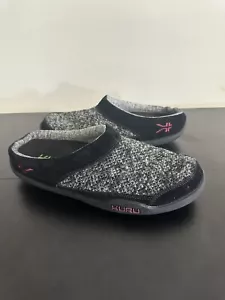 Kuru Draft pantofole da donna nere in maglia a rete taglia US 12 Medium - Foto 1 di 8