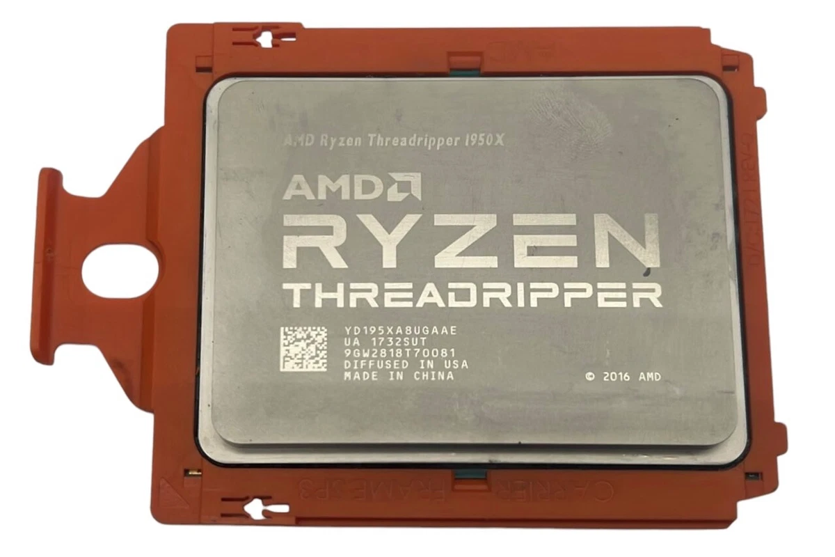 Computer AMD Ryzen Threadripper 1950X 16 Single Core Processors