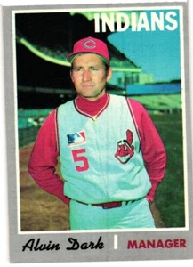 1970 Topps #524 Alvin Dark Cleveland Indians - Picture 1 of 2