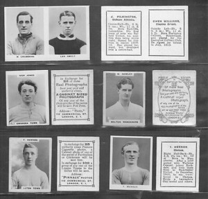 Type Cigarette Cards,  Sets and Part  Sets     Godfrey Phillips PINNACE FOOTBALL