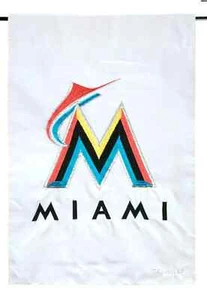 MLB Miami Marlins 164214 Applikation Garten Flagge 12,5” x 18” - Bild 1 von 1