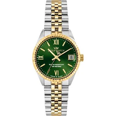 Orologio Philip Watch Caribe R8253597656 Oro Donna Jubilee dorato 31mm Verde - Immagine 1 di 2