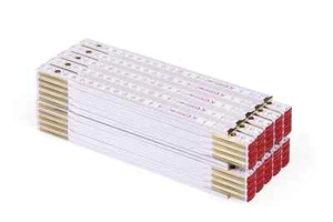 Zollstock Metrie Perfekt 10 - 2m weiß 100 Stück - Bild 1 von 4