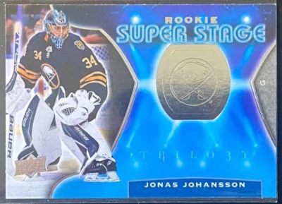 Jonas Johansson 2020-21 Insert UD Trilogy Rookie Super Stage #RSS-11 Buffalo - Image 1 of 2