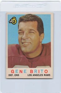 1959 Topps #2 Gene Brito Rams EX/MT 2177 - Picture 1 of 2