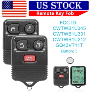 2 For 2008 2009 2010 2011 2012 2013 2014 2015 2016 Ford F-150 Remote Car Key Fob - Picture 1 of 9