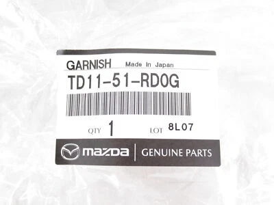 Genuine OEM Mazda TD11-51-RD0G Driver Rear Door Lower Molding 2007-15 Mazda CX-9 - Image 1 of 4