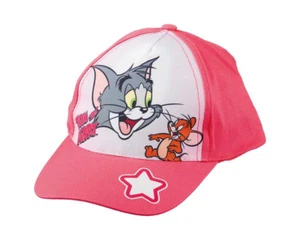 Cappello base ragazza Tom&Jerry berretto berretto rosa velcro - Foto 1 di 1