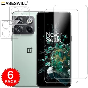 For OnePlus 13R 10T Tempered Glass Screen Protector with Camera Lens Protector - Picture 1 of 8