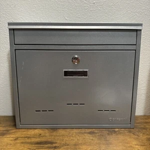 Barska Locking Wall Mount Mailbox / CB13252 / 14.1"W x 3.5"D x 12.2"H - Picture 1 of 6