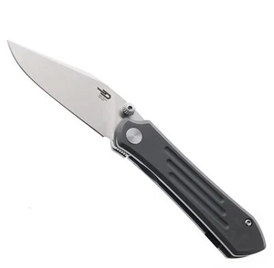 Cuchillo plegable Bestech Icarus mango oscuro SW Ti M390 borde liso satinado BT2302C - Imagen 1 de 6