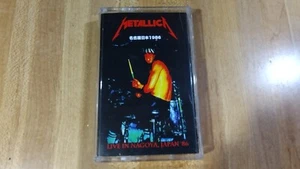 Metallica Live in Nagoya,Japan ,cassette,11/17/86,rare! - Picture 1 of 5