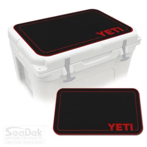 SeaDek Pad Top fits YETI Tundra Cooler - Marine EVA Mat - B/RR - Yeti Right - Picture 1 of 6