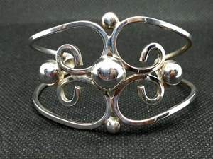 35mm 16g Vintage Sterling Silver Edwardian Revival Cuff Bracelet - Picture 1 of 6