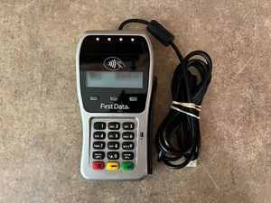 First Data FD-35 Credit Card Reader EMV NFC Pin Pad DRE3-4 - Picture 1 of 8
