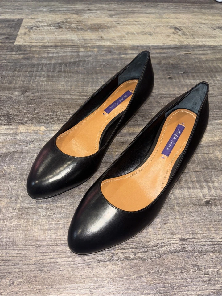 Ralph Lauren Purple Label Leather Pumps Heels Size 7 (37) $750 - Image 1 of 4