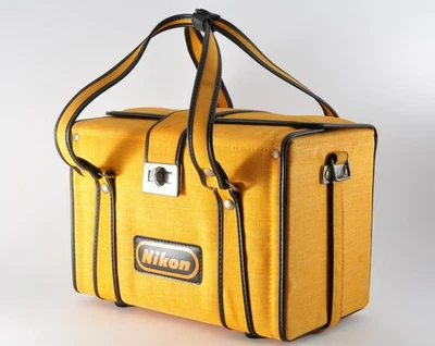 ¡¡Venta MC!! [Casi Como Nuevo] Estuche para Cámara Nikon Amarillo Bolso de Hombro F2 F3 JAPÓN #140 Foto 1 de 4