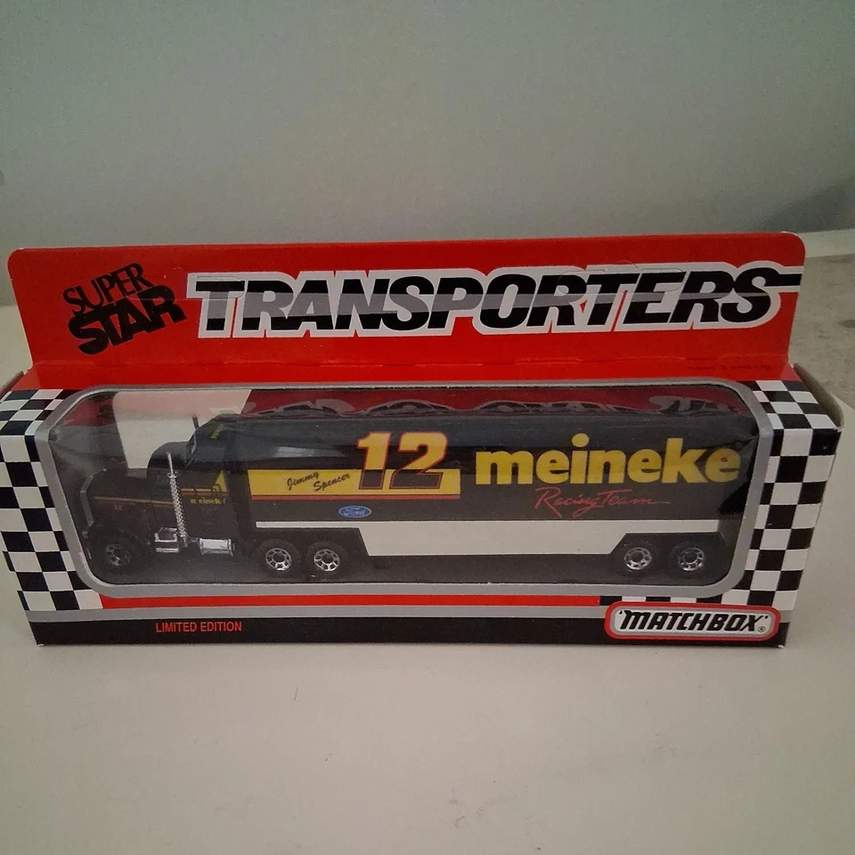 Matchbox Jimmy Spencer #12 Meineke 1993 Transporter 1:64 - Image 1 of 1