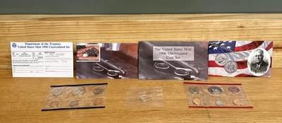 The U.S. Mint 1996 Uncirculated Coin Set with D & P Mint Marks - Image 1 of 4