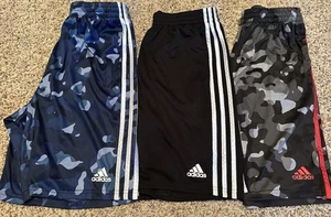 Lot Of 3 Adidas Boys Youth Basketball Shorts XL 18/20 - Picture 1 of 16