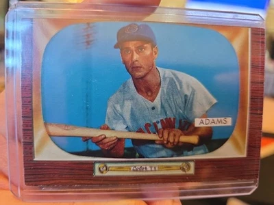 1955 Bowman - Bobby Adams #118 - Image 1 of 2